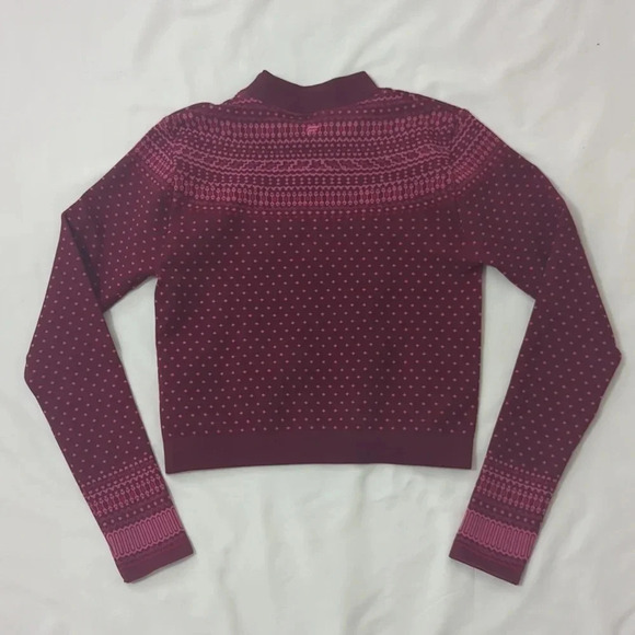 Fabletics Holly Seamless Long Sleeve Top, Color Purple/Pink, Size L - Picture 11 of 13